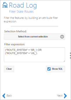 Use an SQL statement to create an attribute filter